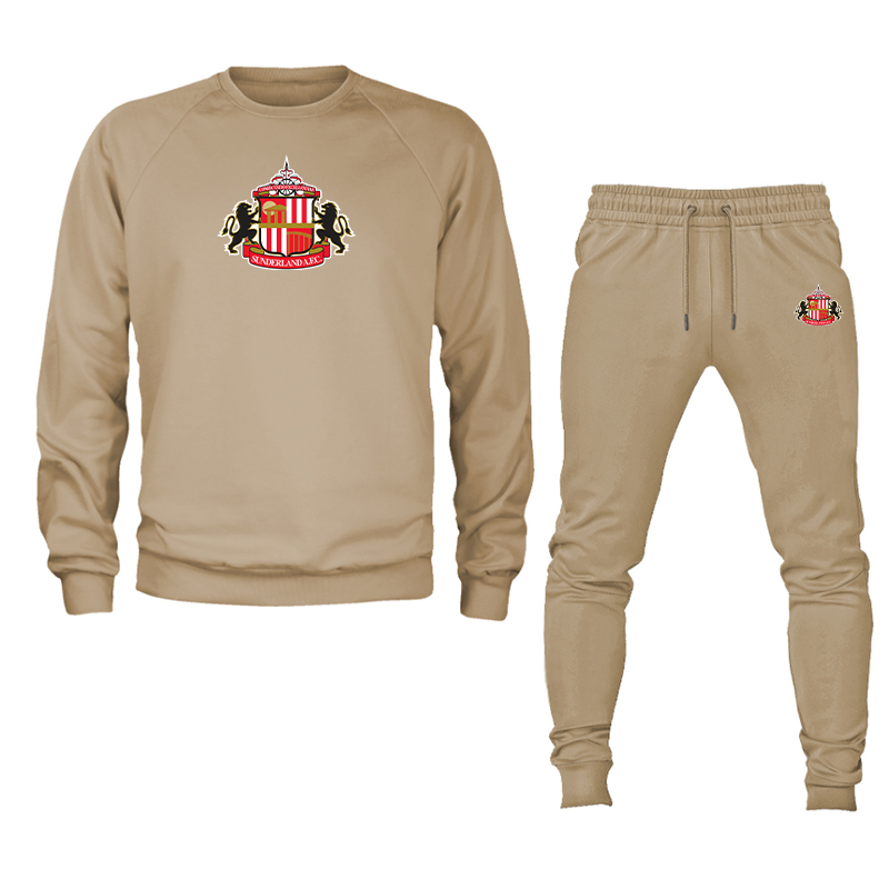 Men's  Sunderland AFC Soccer Crewneck Sweatshirt Joggers Suit